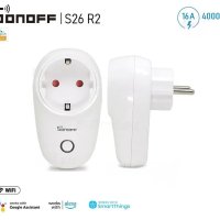 SONOFF S26R2 WiFi Интелигентен Контакт, снимка 1 - Друга електроника - 42232467