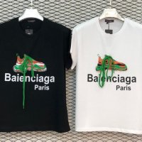 дамски памучни тениски Balenciaga , снимка 1 - Тениски - 44210658