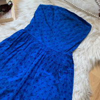 Турско синя рокля, снимка 2 - Рокли - 36477963