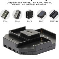 NP-F зарядно устройство за батерии 4-канално PD 9V-20V 100W, снимка 2 - Батерии, зарядни - 41292445