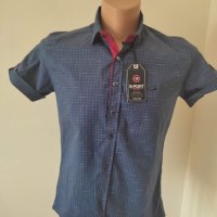 Продавам мъжка риза с къс ръкав GPORT, снимка 1 - Ризи - 41737745