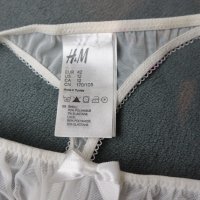 H&M L светли тюлени прашки с тънък ластичен колан, снимка 3 - Бельо - 40021279