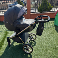Бебешка количка Azuro 3в1, снимка 2 - Детски колички - 44615341