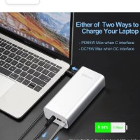 ENEGON L1-N32 Power Bank, 26800mAh 99.16W преносимо зарядно PD 65W, външна батерия, снимка 4 - Външни батерии - 40615788