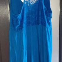 Л-ХЛ Синя плажна рокля, снимка 2 - Рокли - 41340016