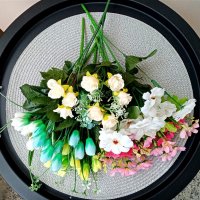 Изкуствени букети цветя за декорация , снимка 2 - Изкуствени цветя - 41699331