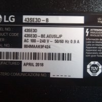 телевизор  LG  43SE3D-B   на части, снимка 1 - Телевизори - 39708591