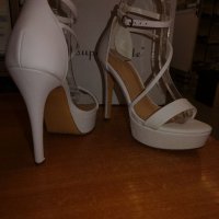 НАМАЛЕНИЕ-Дамски сандали м. 3963 бяли, снимка 4 - Дамски елегантни обувки - 41350738