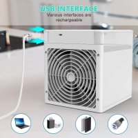 Мини въздушен охладител Basein Nexfan-01 air cooler 10W 3 скорости вентилатор с вода LED светлини пр, снимка 4 - Вентилатори - 41954720