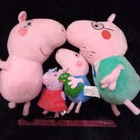 Лот плюшени играчки Peppa Pig Пепа Пиг 30 см, 20 см, 15 см, снимка 1 - Плюшени играчки - 44264118