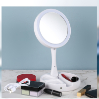 Настолно козметично огледало с LED осветление, снимка 4 - Други стоки за дома - 44758050