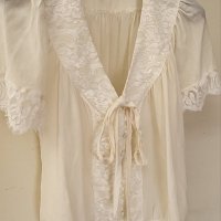Бяла блуза  коприна, снимка 3 - Ризи - 41319151