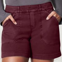 Нови модни универсални дамски къси панталони от кепър с голям джоб и голям ластик, 11цвята - 023, снимка 4 - Къси панталони и бермуди - 40879371