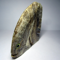 Ахат ивичест, натурален естествен Тропическа риба, рибка 560 карата Индия, снимка 4 - Други ценни предмети - 36457564