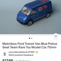Matchbox - Ford Transit 1995 , снимка 8 - Колекции - 38930068