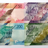 ❤️ ⭐ Лот банкноти Кения 4 броя UNC нови ⭐ ❤️, снимка 2 - Нумизматика и бонистика - 44596784
