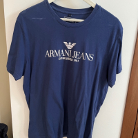 Мъжка тениска Armani Jeans XL, снимка 1 - Тениски - 44569885