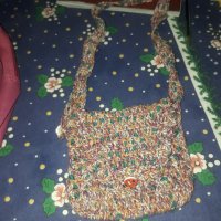Оригинална ръчно плетена детска чанта, снимка 2 - Детски портмонета - 35832044