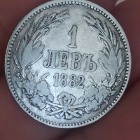 1 лв 1882 г сребро

, снимка 2 - Нумизматика и бонистика - 41706232