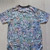 Мъжка ЯКА Тениска ПРИНТ, $ - ДОЛАРИ, размер М, снимка 8 - Тениски - 41957606