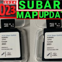 🚗 2023 СД карта SUBARU ъпдейт навигaция GEN2 Субару Outback/FORESTER SD card обновление map update, снимка 7 - Навигация за кола - 35698294