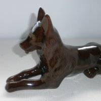 стара керамична  фигура  - куче, снимка 7 - Декорация за дома - 42642542