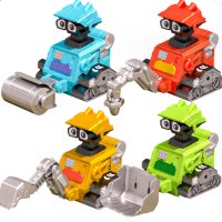 Подвижен робот играчка с дизайн на строителна машина, снимка 6 - Други - 42665325