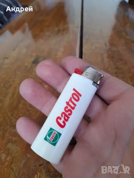 Стара запалка Bic Castrol, снимка 1