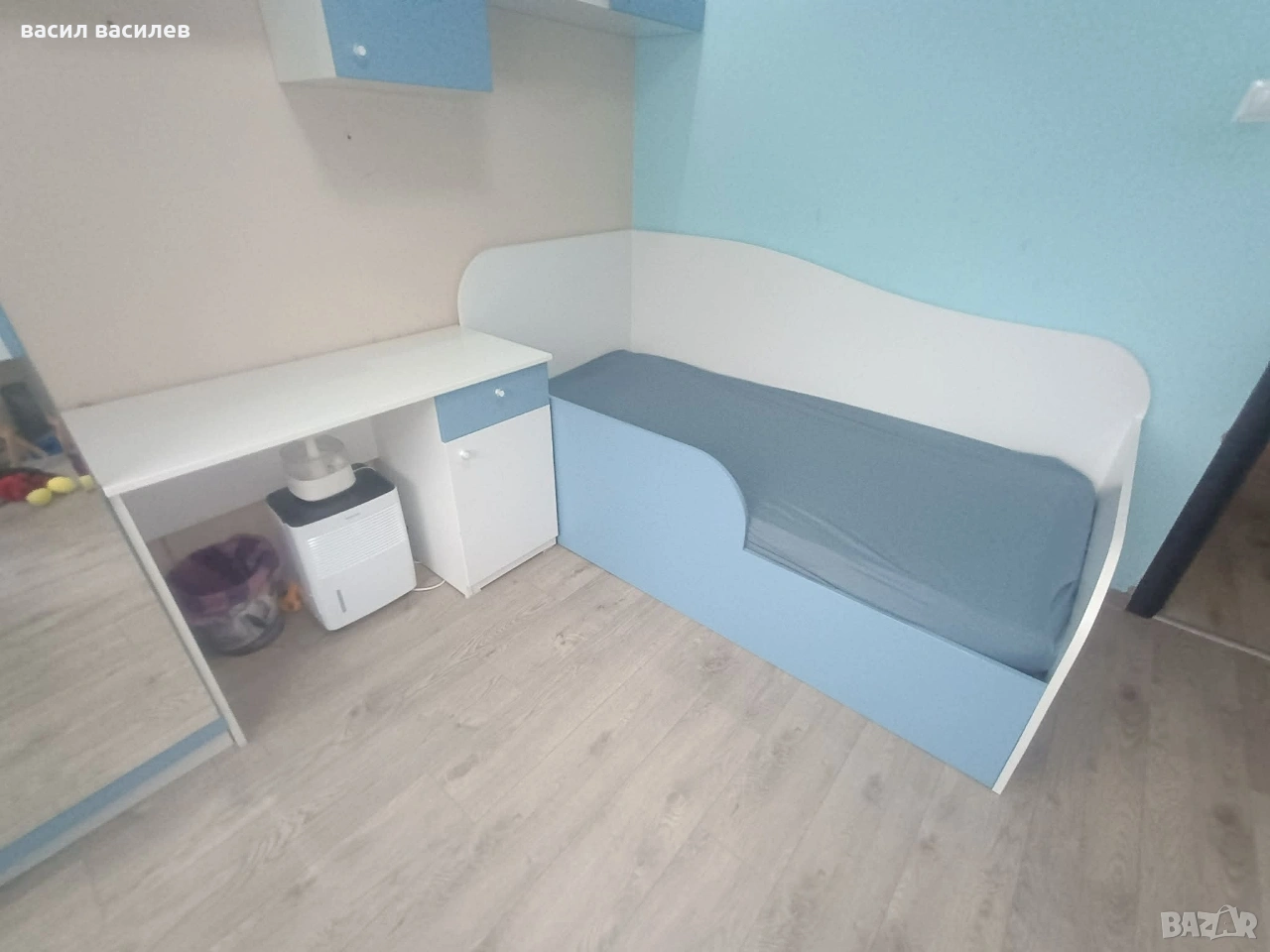 детско легло и бюро, снимка 1