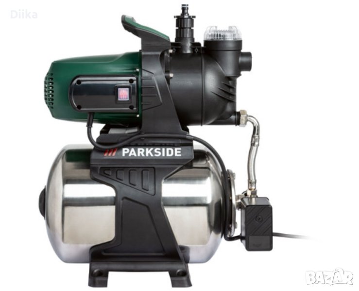 PARKSIDE® хидрофлорна помпа от неръждаема стомана »PHWW 1300«, 24 литров резервоар, снимка 1