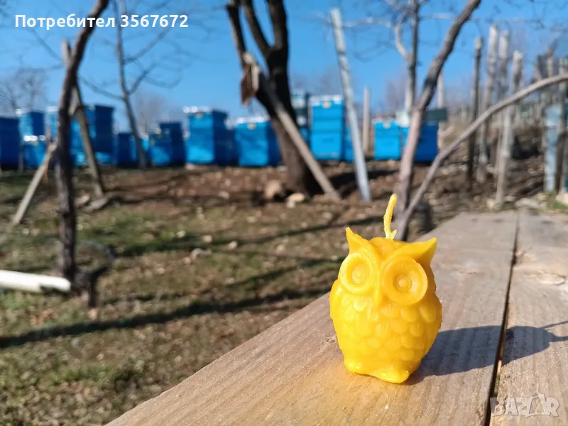 СВЕЩ ОТ ПЧЕЛЕН ВОСЪК, снимка 1