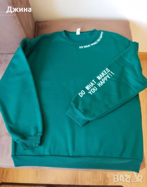 Дамска ватирана спортна блуза, снимка 1