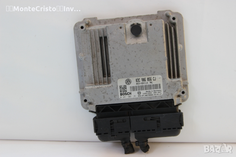 Моторен компютър VW Touran / 03C906056CJ / 03C 906 056 CJ / 0 261 S02 181 / 0261S02181 MED9.5.10, снимка 1