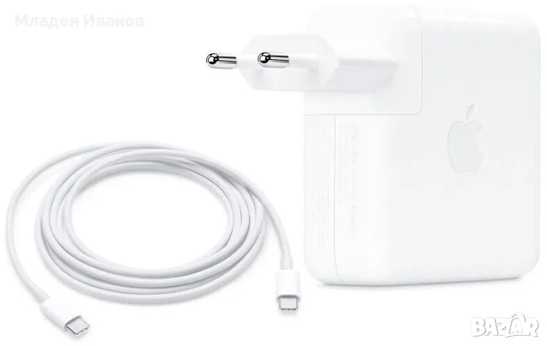 Захранващ адаптер Apple USB-C 61W - MRW22ZM/A, снимка 1