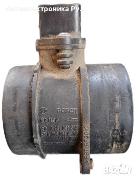 Дебитомер за MERCEDES BENZ C-CLASS W203 2.2CDI AIR FLOW METER ,0281002535, A6460940048 , снимка 1