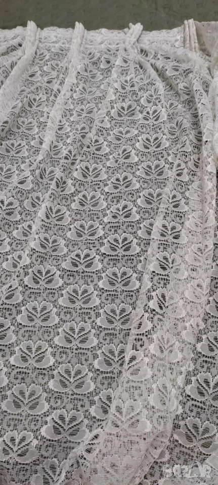 Дантелено перде* С перделък* Готово за окачване, снимка 1