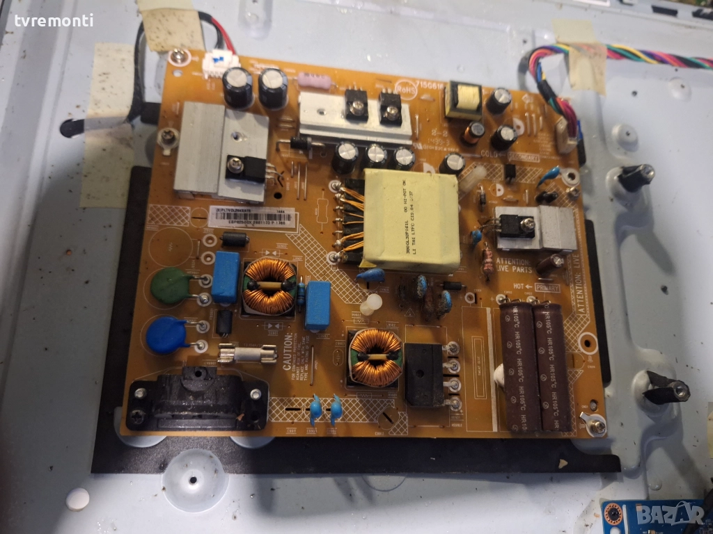 POWER BOARD ,715G6161-P02-W21-002H ,за 32-инчов телевизор PHILIPS​ Модел 32PFH4309/88, с дисплей TPT, снимка 1