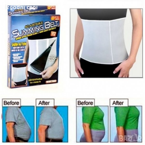 Неопренов колан за отслабване със сауна ефект – SLIMMING BELT, снимка 1