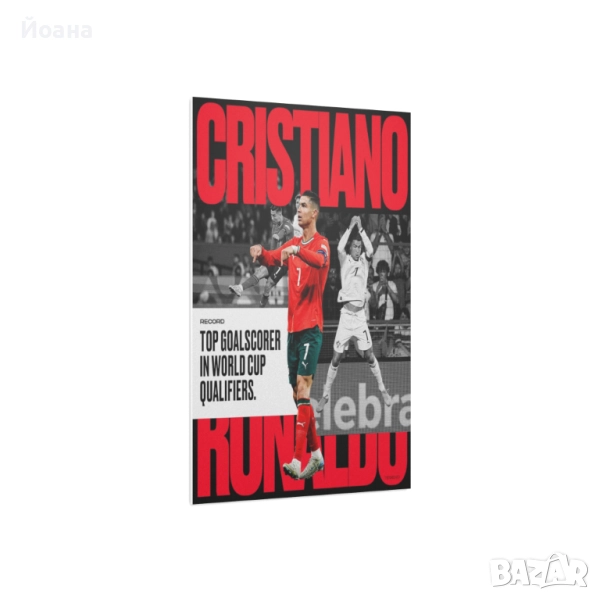 Пвц пано 5мм дебелина с Роналдо, снимка 1