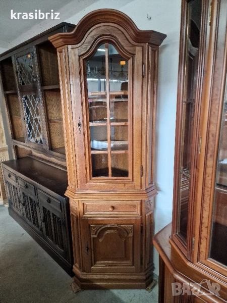 Масивна Ъглова Витрина- внос от Германия! , снимка 1