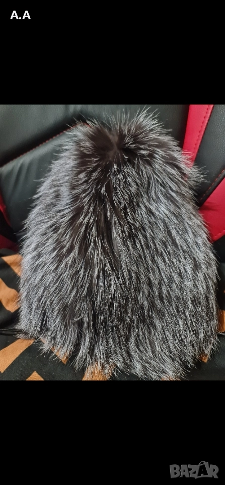 Зимни шапки от естествен косъм лисица по 80лв,нови, снимка 1