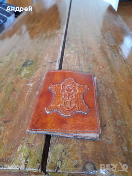 Стар Кожен калъф #10, снимка 1