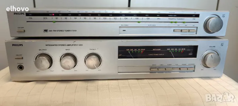 Стерео усилвател и тунер Philips F4121, F2121, снимка 1