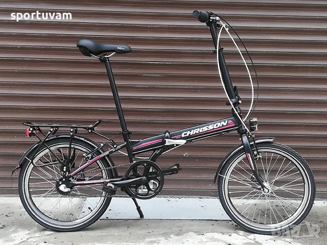Двойно сгъваем велосипед 20'' Chrisson Foldo Nexus: Компактност, комфорт и стил в градската джунгла!, снимка 1