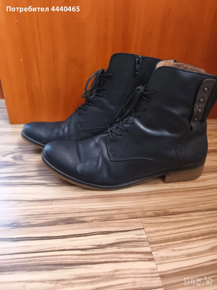 ДАМСКИ КОЖЕНИ БОТИ KICKERS, снимка 1