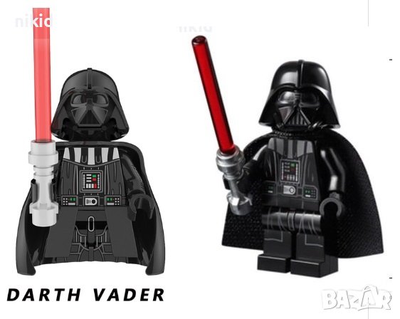3 вида Dart darth Vader Дарт Вeйдър Star Wars Междузвездни войни фигурка за Лего конструктор, снимка 1