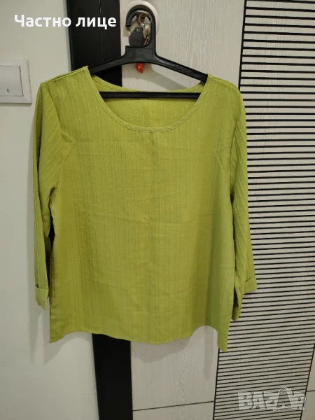 Продавам зелена дамска блуза , снимка 1