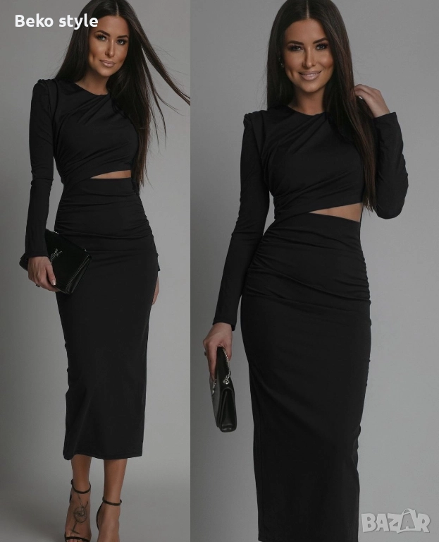 Ефектна дамска рокля, снимка 1