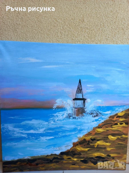 Три авторски морски картини за 120лв трите, снимка 1