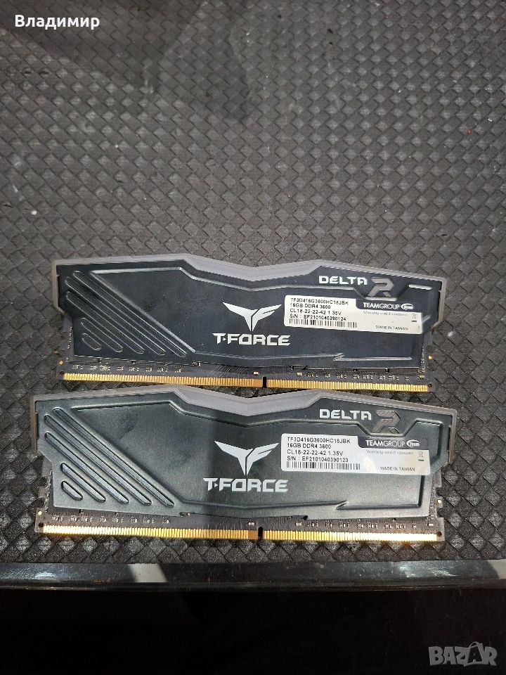 T-Force Delta 32гб 3600mhz, снимка 1